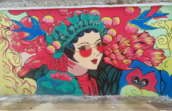 全南墙体彩绘-网红墙