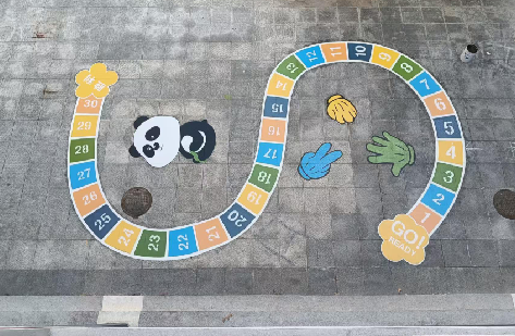 全南地面游戏彩绘