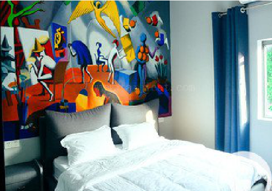 全南对于酒店的墙体彩绘而言更注重哪些方面？