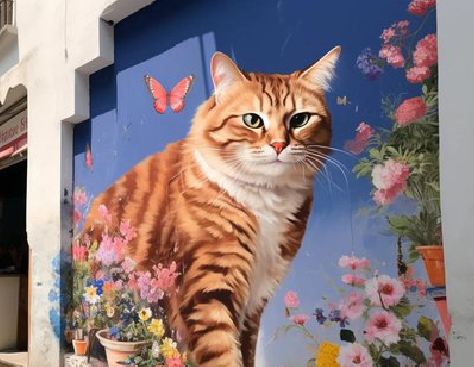 全南自己绘制有个性的手绘墙