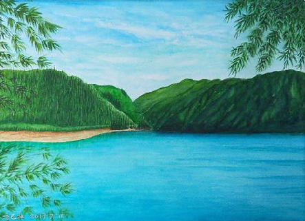 全南在墙绘中，如何绘画绿水青山？